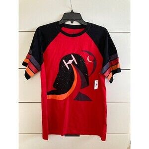 Disney Parks Star Wars Darth Vader Tie Fighter Death Star Retro Ringer Shirt NEW